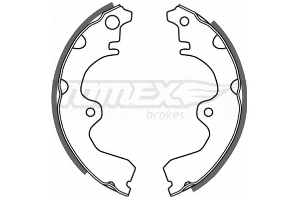 TOMEX Brakes Bremsbackensatz